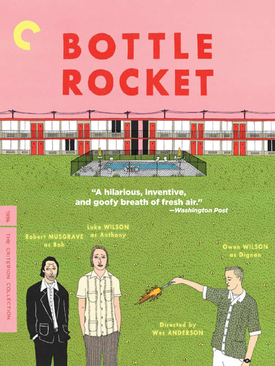 Bottle Rocket Criterion Edition DVD Cover